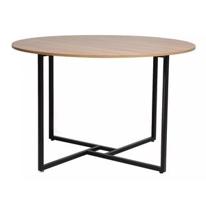 Okrúhly jedálenský stôl Alto 120 cm dub prírodný/čierny vyobraziť