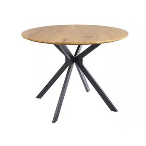 Okrúhly stôl Aster 100 cm dub prírodný/čierny vyobraziť