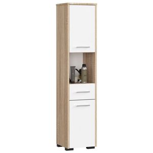 Kúpeľňová skrinka Fin II 30 cm sonoma/biela vyobraziť