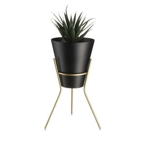 Kvetináč na stojane LOFT 24 cm čierny vyobraziť