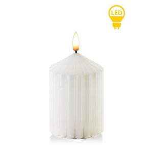LED sviečka Idalia 7x14 cm biela vyobraziť