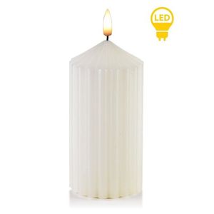 LED sviečka Idalia 7x19 cm biela vyobraziť