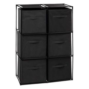 Modulárny regál CUBE 98 cm čierny vyobraziť
