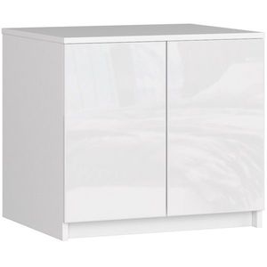 Nadstavec na skrinku Star 60 cm biely lesk vyobraziť