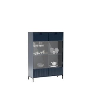 Nízka vitrína Eleganzo 104, 8 cm indigo vyobraziť