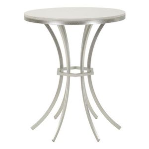 Odkladací stolík Istanbul 56 cm strieborný/mramor vyobraziť