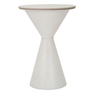 Odkladací stolík Biely 44 cm mramor/biely vyobraziť