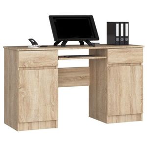 Písací stôl A5 135 cm dub sonoma vyobraziť