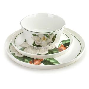 Porcelánová jedálenská sada LEA Strom 18 ks biela vyobraziť