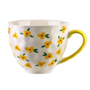 Porcelánový hrnček FLORELLA 400 ml biely/žltý vyobraziť