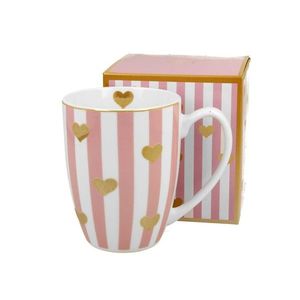 Porcelánový hrnček HEARTS 360 ml viacfarebný vyobraziť