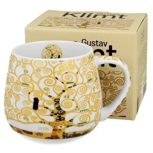 Porcelánový hrnček Klimt Ecru Strom života 430 ml ecru/viacfarebný vyobraziť