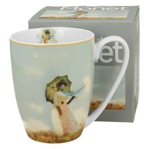 Porcelánový hrnček Monet Žena s dáždnikom 360 ml viacfarebný vyobraziť