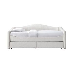 Posteľ Caydence s úložným priestorom 90x200 cm buklé krémová vyobraziť