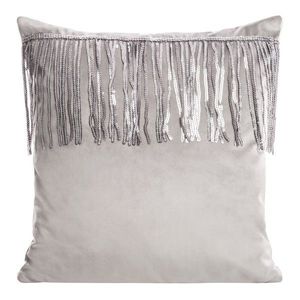 Obliečka na vankúš JASPER 45x45 strieborná vyobraziť