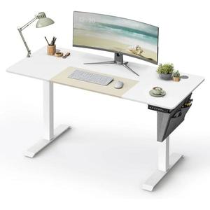 Písací stôl Paradis 140 cm výškovo nastaviteľný biely vyobraziť
