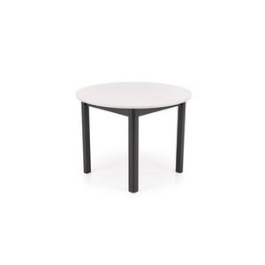 Rozkladací jedálenský stôl Ringo 102/142 cm kašmírový/čierny vyobraziť