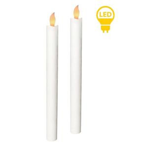 Súprava 2 ks LED sviečok IDALIA biela vyobraziť