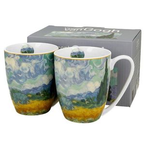 Súprava 2 ks porcelánových hrnčekov Van Gogh Wheat Field 350 ml viacfarebná vyobraziť