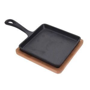 Súprava liatinovej panvice a servírovacej dosky TROPE 24 cm čierna vyobraziť