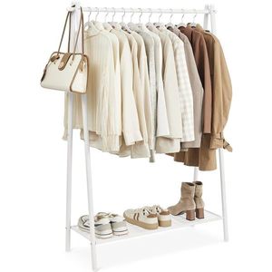 Vešiak na šaty Loft 153 cm biely vyobraziť