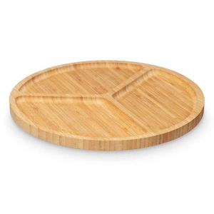 Servírovací tanier s 3 priehradkami Kinvara 30 cm hnedý vyobraziť