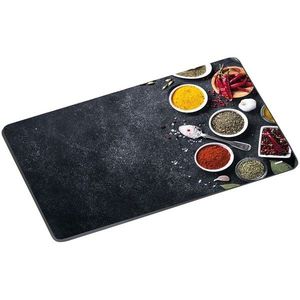 Sklenená krájacia doska KORENIE 38x28, 5 cm čierna vyobraziť