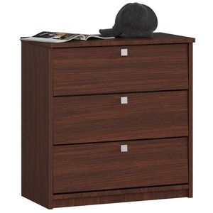 Skriňa na topánky Mini 60 cm - 3 dvierka wenge vyobraziť