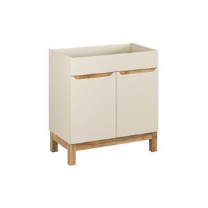 Skrinka pod umývadlo Bali 2D 80 cm kašmír/dub wotan vyobraziť