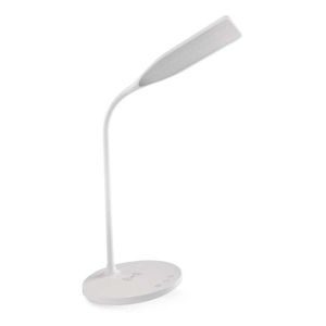 Stolná LED lampa Oscar s bezdrôtovým nabíjaním biela vyobraziť