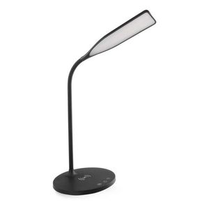 Stolná LED lampa Oscar s bezdrôtovým nabíjaním čierna vyobraziť