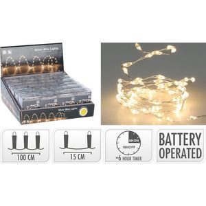 Svetelná reťaz 100 LED - teplá biela vyobraziť
