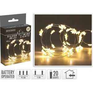 Svetelná LED reťaz Tobie 95 cm teplá biela vyobraziť