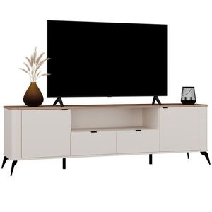 TV stolík CORDOBA 2D2S kašmírový/dub Castello vyobraziť