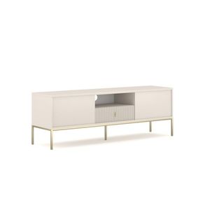 TV stolík Maggiore 154, 5 cm kašmírový/zlatý vyobraziť