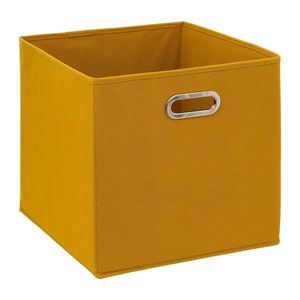 Úložný box Textília 31x31 cm horčicovo žltý vyobraziť