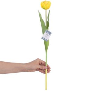 Umelá kvetina Tulipán žltá vyobraziť