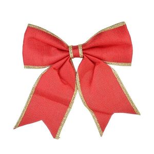 Vianočná dekoratívna mašľa Santa Lila 24, 5x26 cm červená vyobraziť