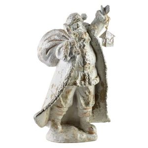 Vianočná figúrka svätý Mikuláš Santa Lila 41 cm biela vyobraziť
