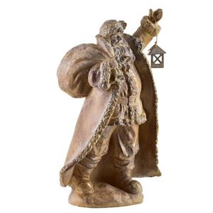 Vianočná figúrka svätý Mikuláš Santa Lila 41 cm hnedá vyobraziť