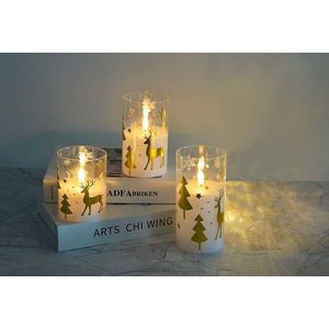 Vianočná LED sviečka Nikolao II 7, 5x12, 5 cm biela vyobraziť