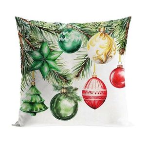 Vianočný obliečka na vankúš Xmas 40x40 cm biela/viacfarebná vyobraziť