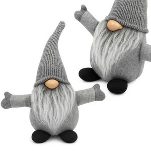 Vianočný škriatok ELF 045 - 35 cm sivý vyobraziť