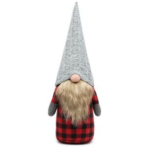 Vianočný škriatok 055 - 50 cm červeno-šedý vyobraziť