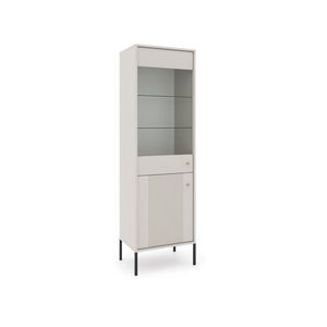 Vitrína Iseo 54 cm kašmír/čierna vyobraziť