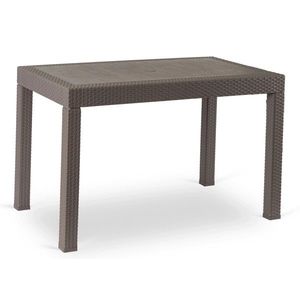 Záhradný stôl Fargo 119, 5 cm hnedý vyobraziť