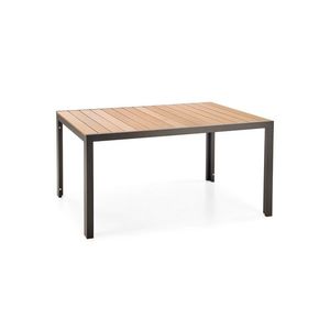Záhradný stôl Fierro 150 cm hnedý/čierny vyobraziť
