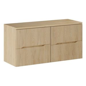 Závěsná skříňka Nordic s umyvadlem 60 cm dub cremona vyobraziť