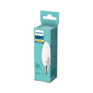 Philips LED žiarovka 1x5, 5W-40W E14 470lm 2700K sviečka, biela vyobraziť
