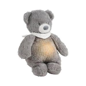 Nattou uspávačik plyšový hudobný so svetielkom a senzorom plaču 4v1 Sleepy Bear Grey vyobraziť